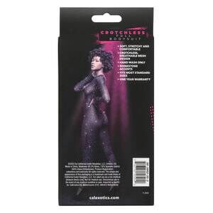 Radiance Crotchless Full Body Suit - One Size - Black CalExotics